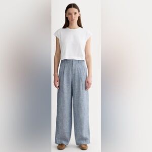 Everlane Linen Way High Drape Pant